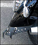 Motorcycle mud flaps