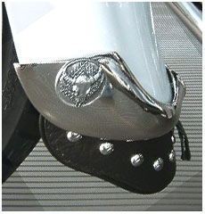 Leather mud flaps