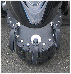 Motorcycle mud flap